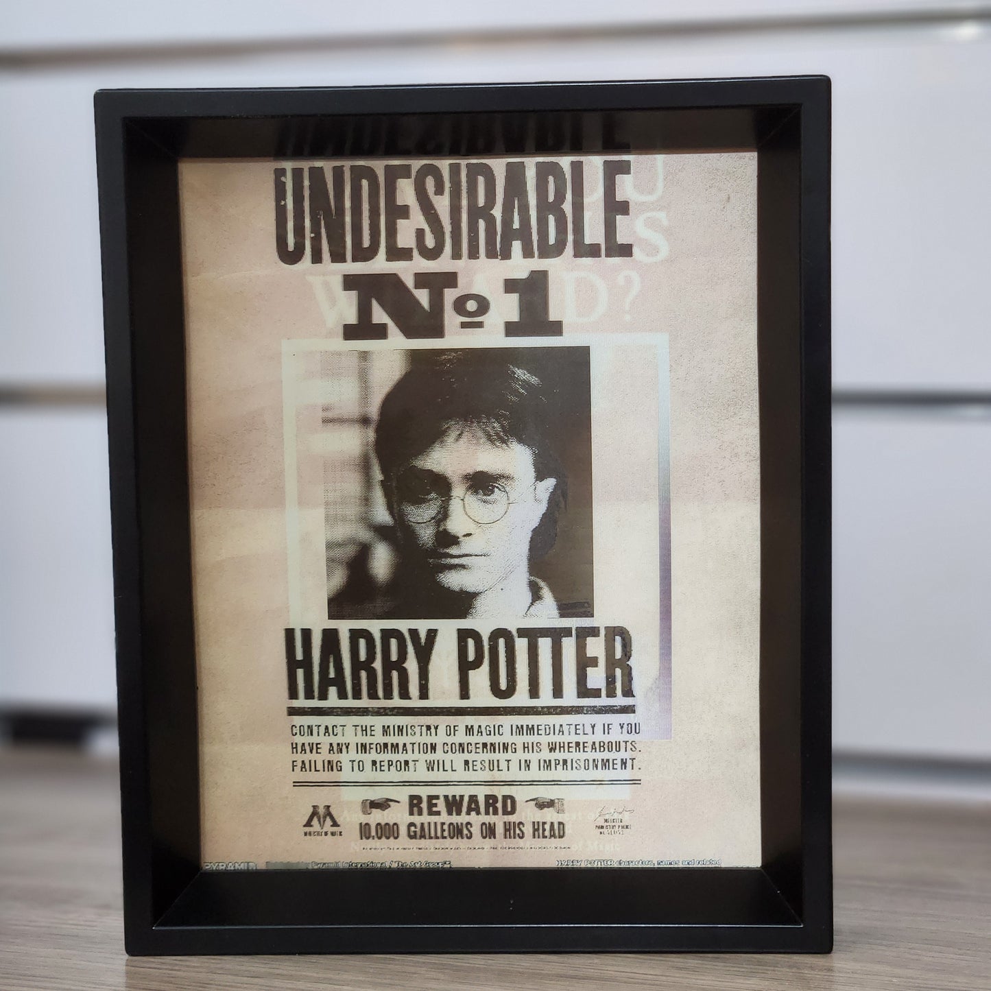 Cadre 3D Lenticulaire Harry Potter 24x29 cm