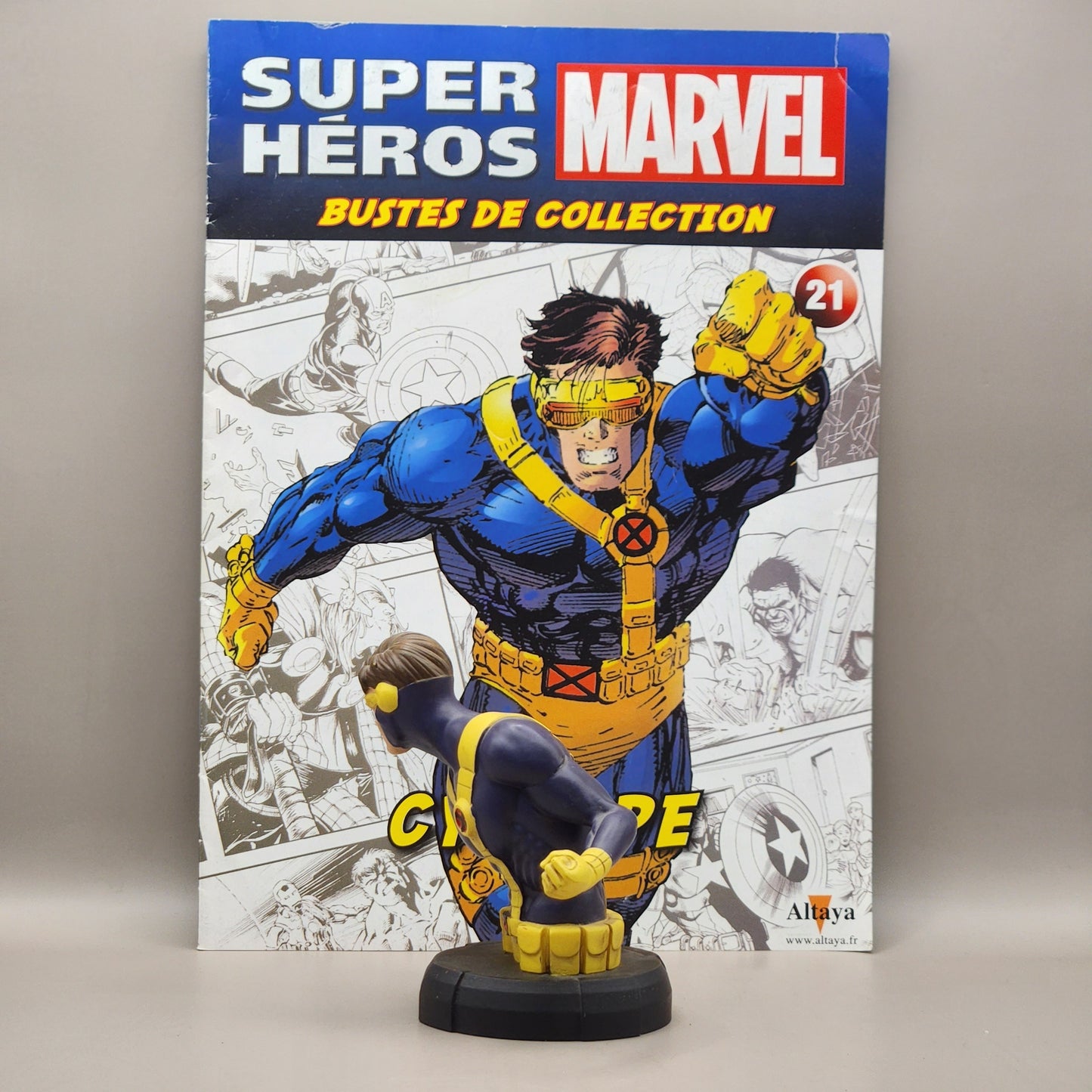 Figurine Bustes Altaya -Marvel- Cyclops 10cm