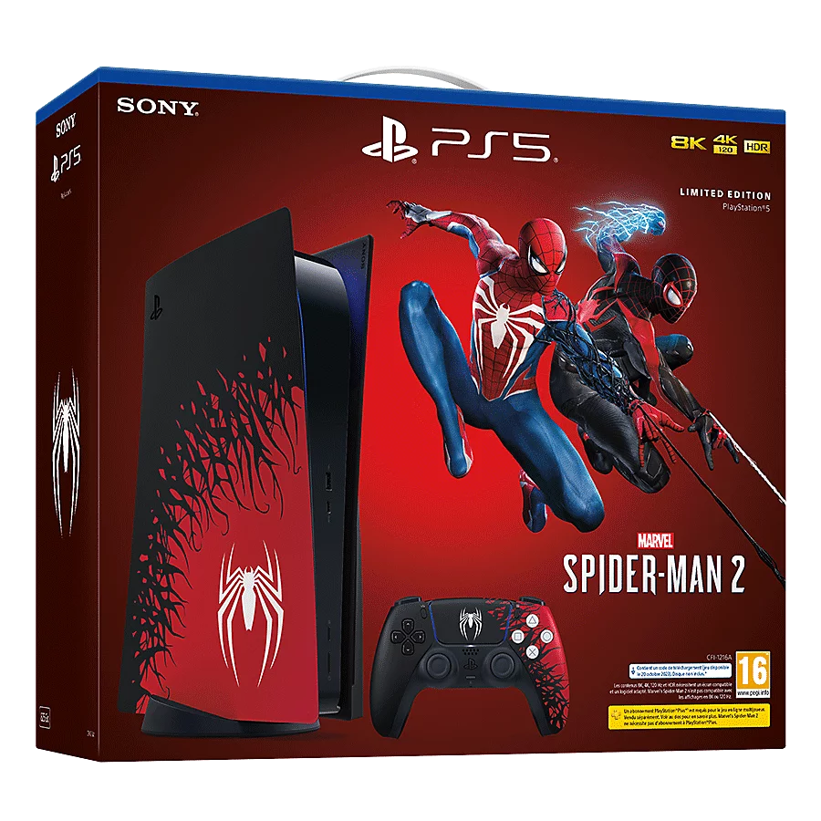 PlayStation®5 – Marvel’s Spider-Man 2 Limited Edition (Sans Jeu)