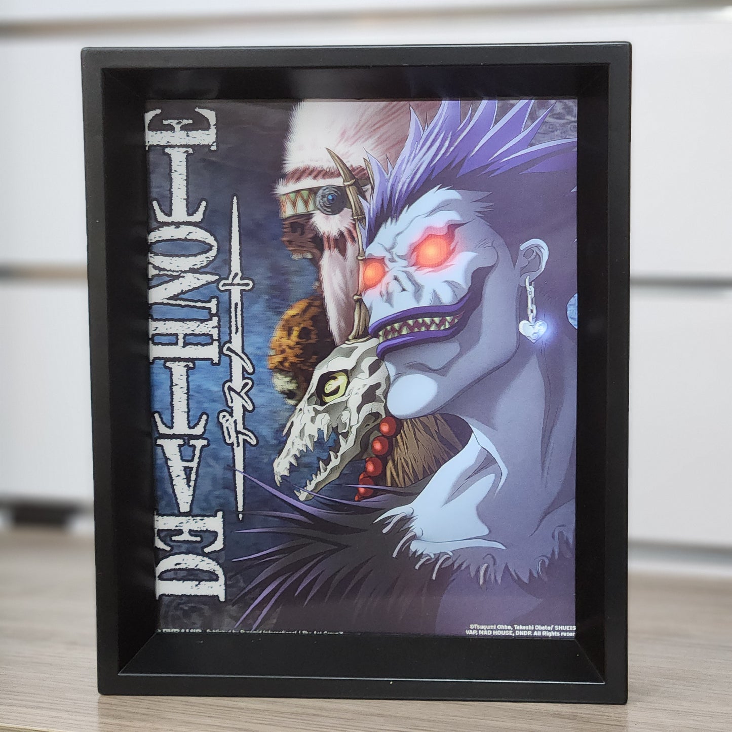 Cadre 3D Lenticulaire Death Note 29x24 cm