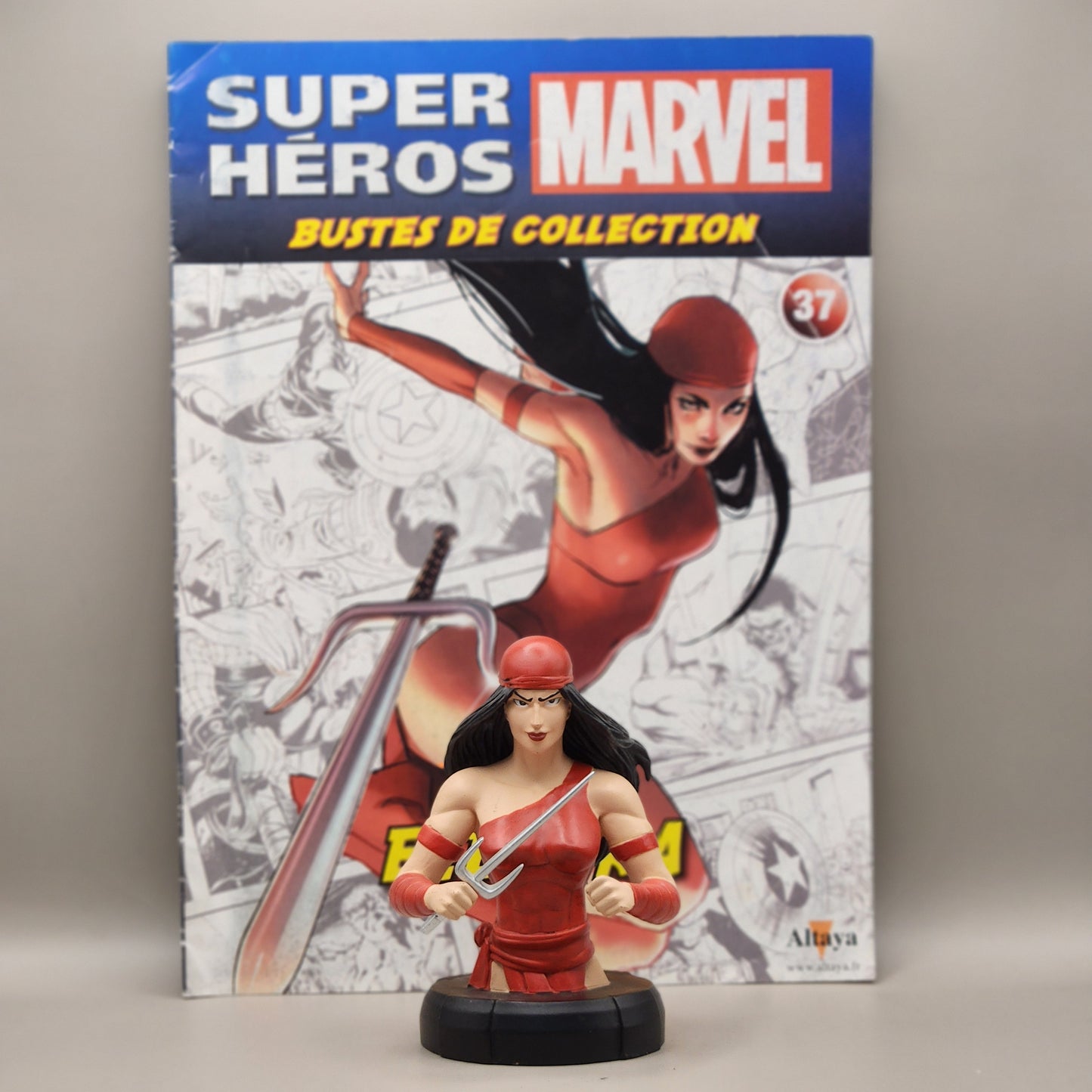 Figurine Bustes Altaya -Marvel- Elektra 11cm