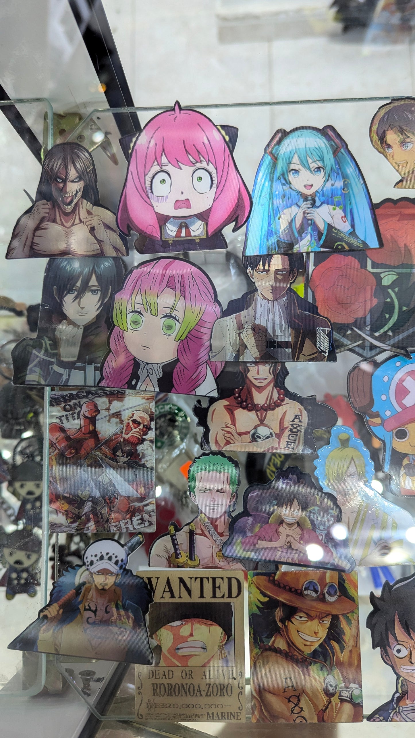 Stickers 3D lenticulaire Anime