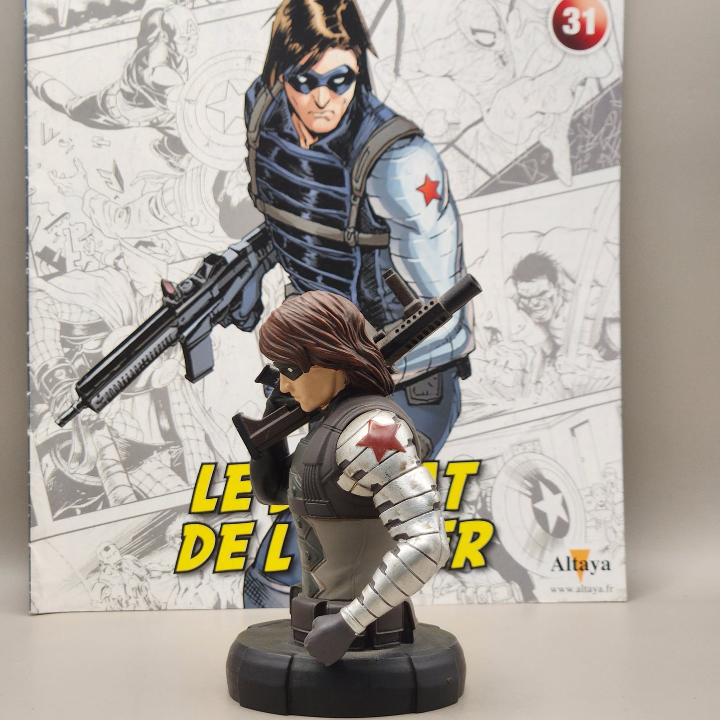 Figurine Bustes Altaya -Marvel- Winter Soldier 10cm
