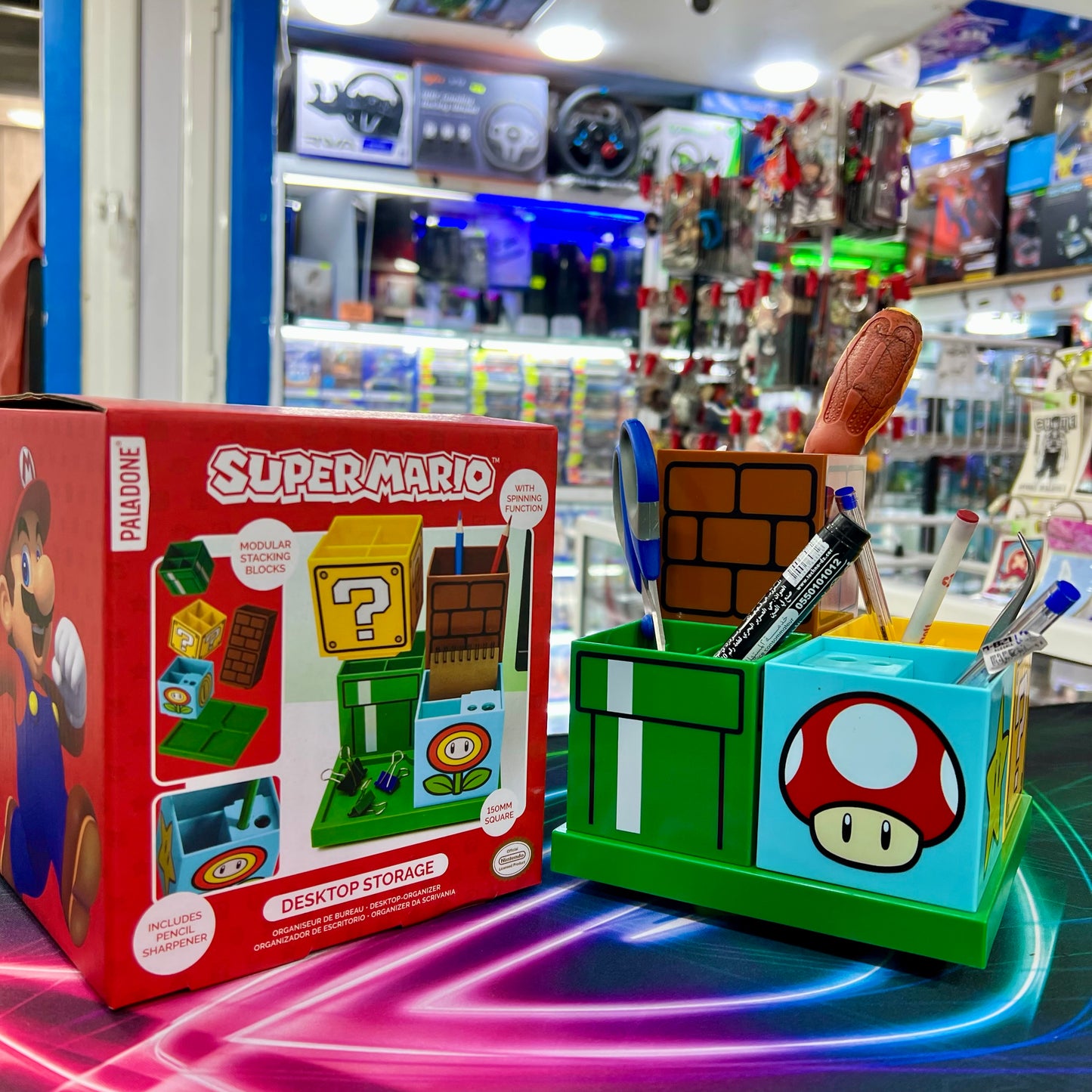 Super Mario Desktop Storage