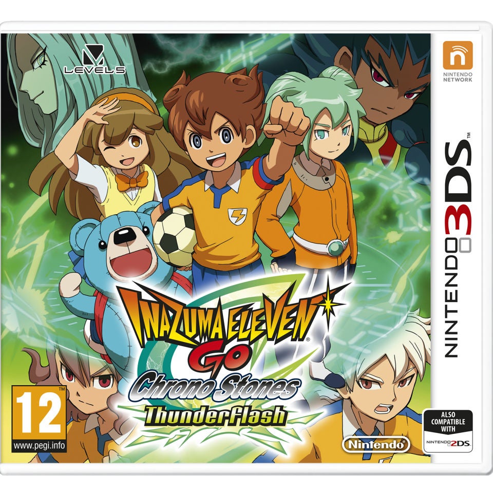 Inazuma Eleven Go Chrono Stones Thunder Flash Nintendo 3DS Version FR (Sans Boite)