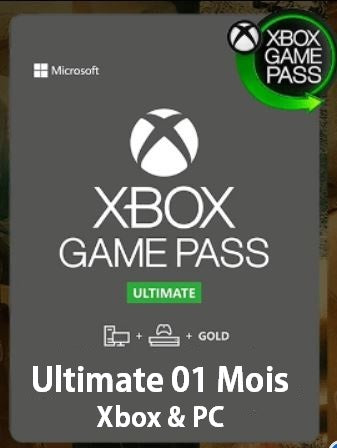 Abonnement Xbox Game Pass Ultimate (01 Mois) Xbox & PC
