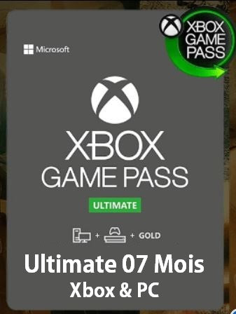 Abonnement Xbox Game Pass Ultimate (07 Mois) Xbox & PC