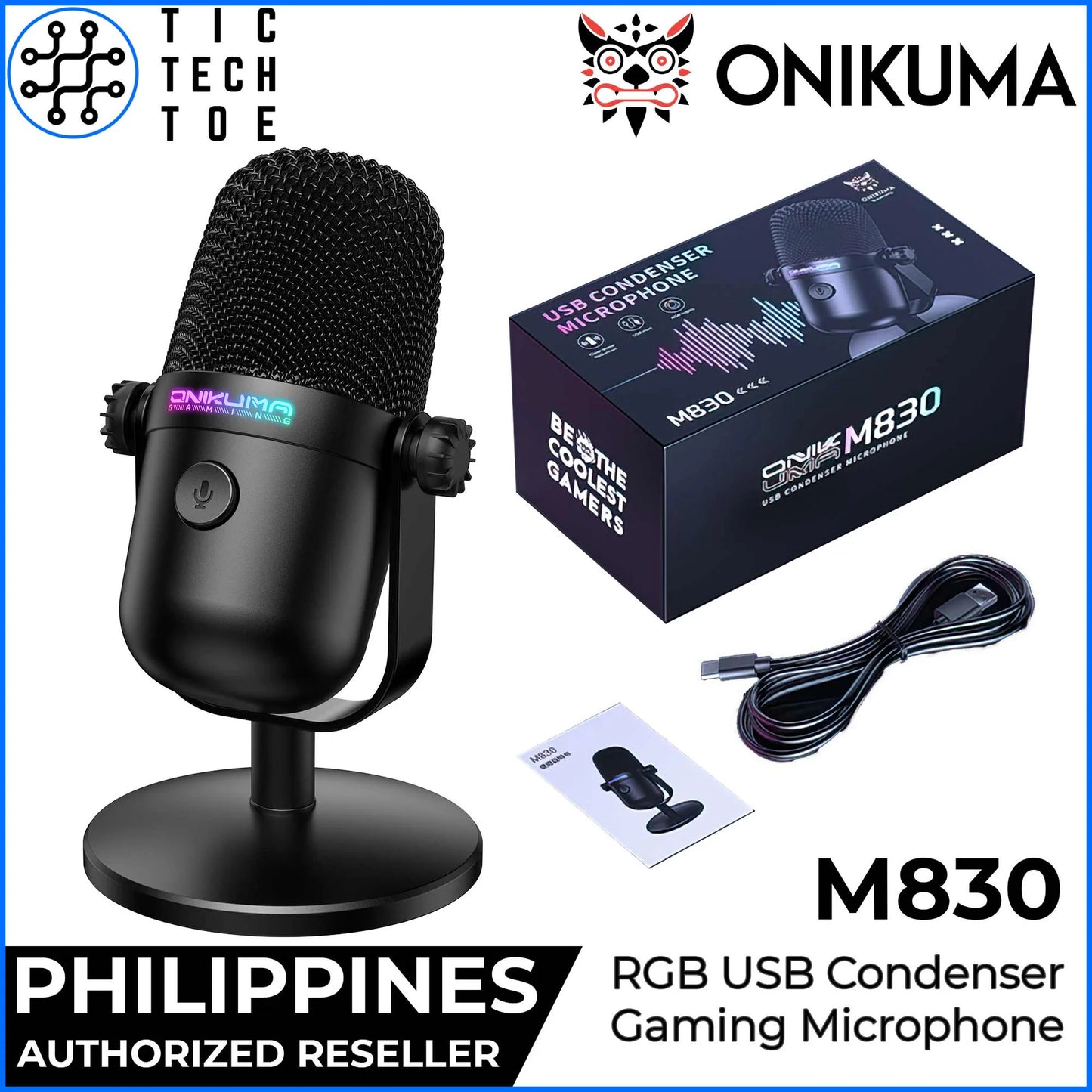Microphone USb Onikuma M830