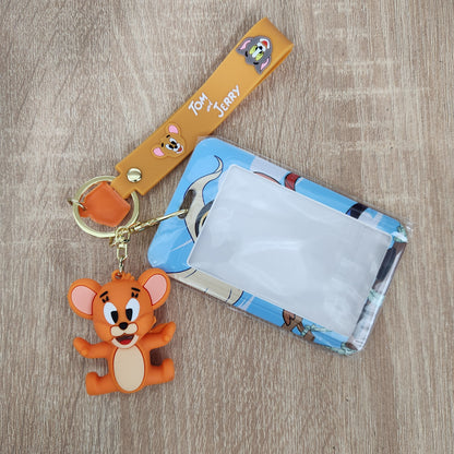 Porte clé avec badge Jerry