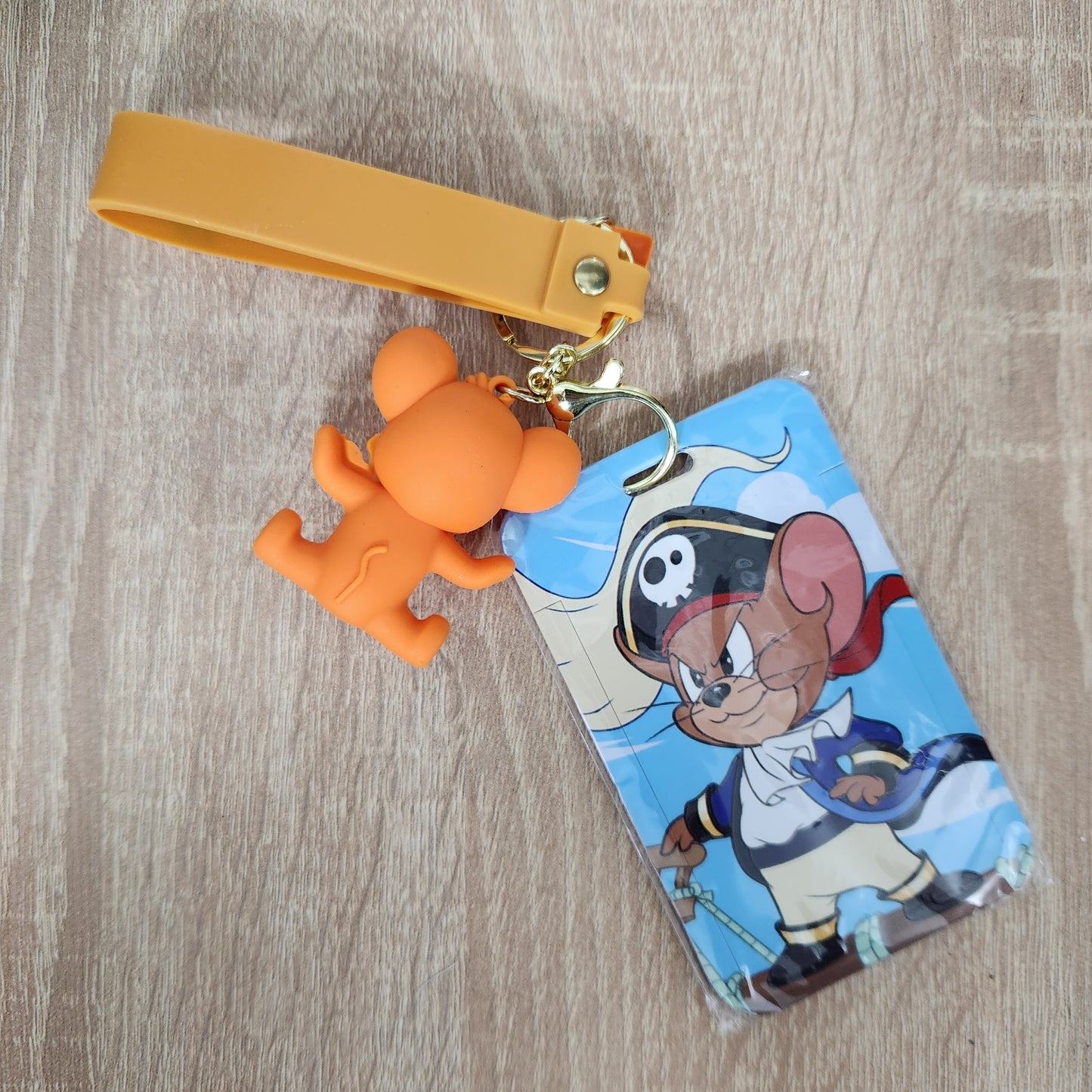 Porte clé avec badge Jerry