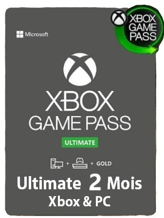 Abonnement Xbox Game Pass Ultimate (02 Mois) Xbox & PC