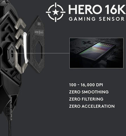 Souris Logitech G502 SE HERO - Gamer Filaire
