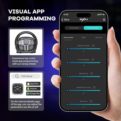 Volant Gaming PXN-V9 GEN2 Wheel + Levier de Vitesse