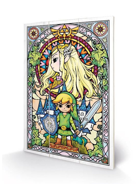Impression Sur Bois ZELDA 20x29.5 cm