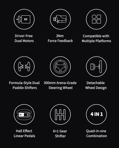 Volant de Course PXN V99