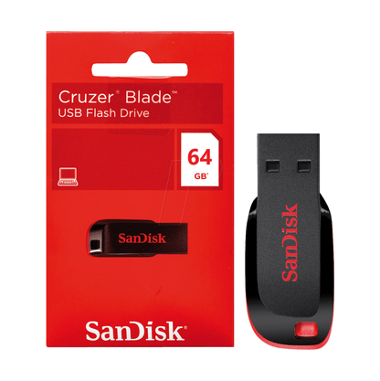 Flash Disque Sandisk Cruzer Blade 64Go