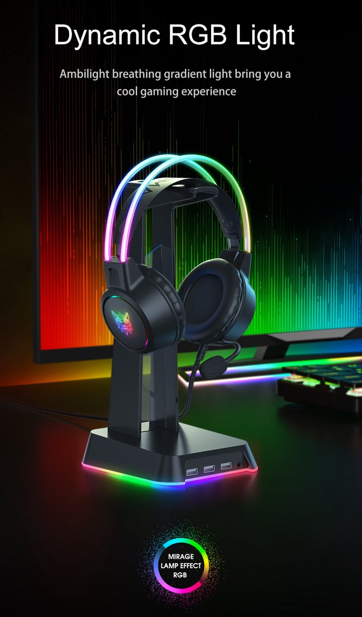 Casque Filaire Onikuma X15 Pro -Black-