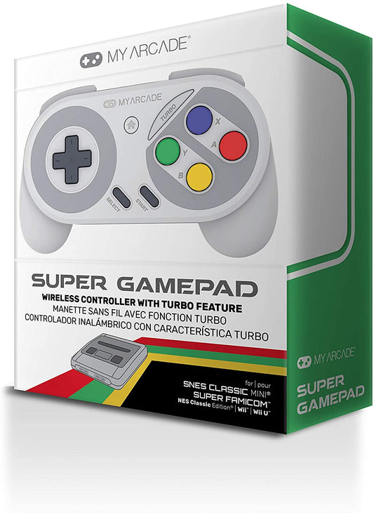 Manette My Arcade Super GamePad Wireless for Wii/ Wii U / NES and SNES