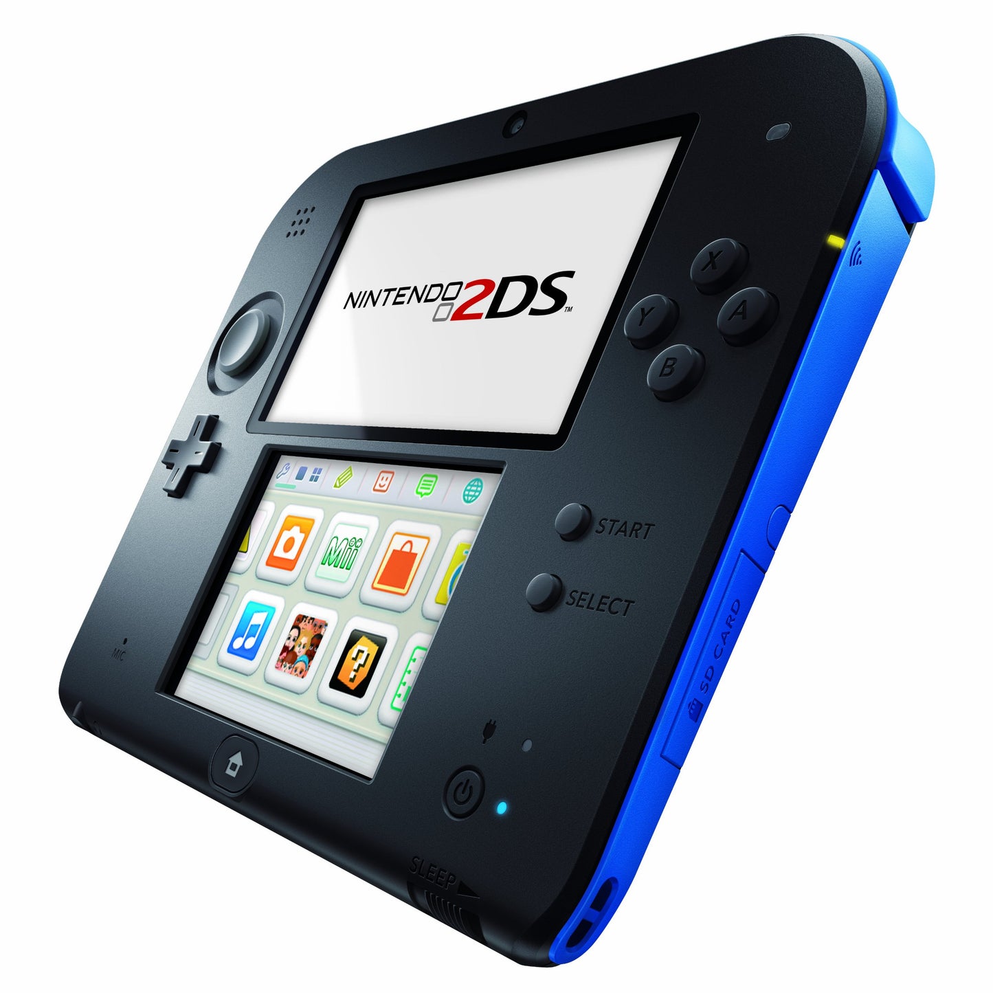 Console Nintendo 2DS - noire et bleue Edition Mario Kart 7