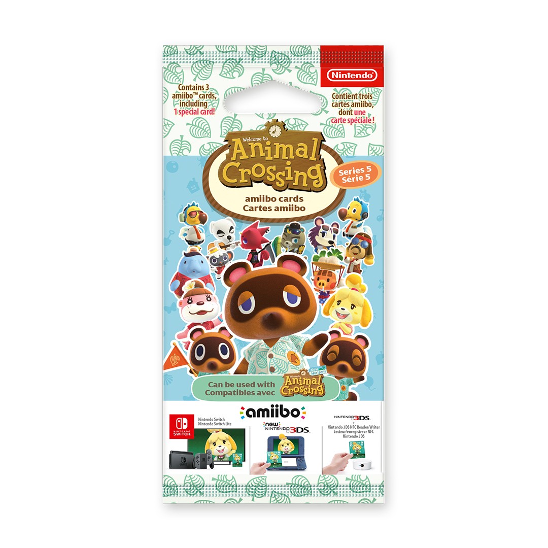 Cartes Amiibo Animal Crossing Serie 5 | 3 cards including 1 special card | Nintendo