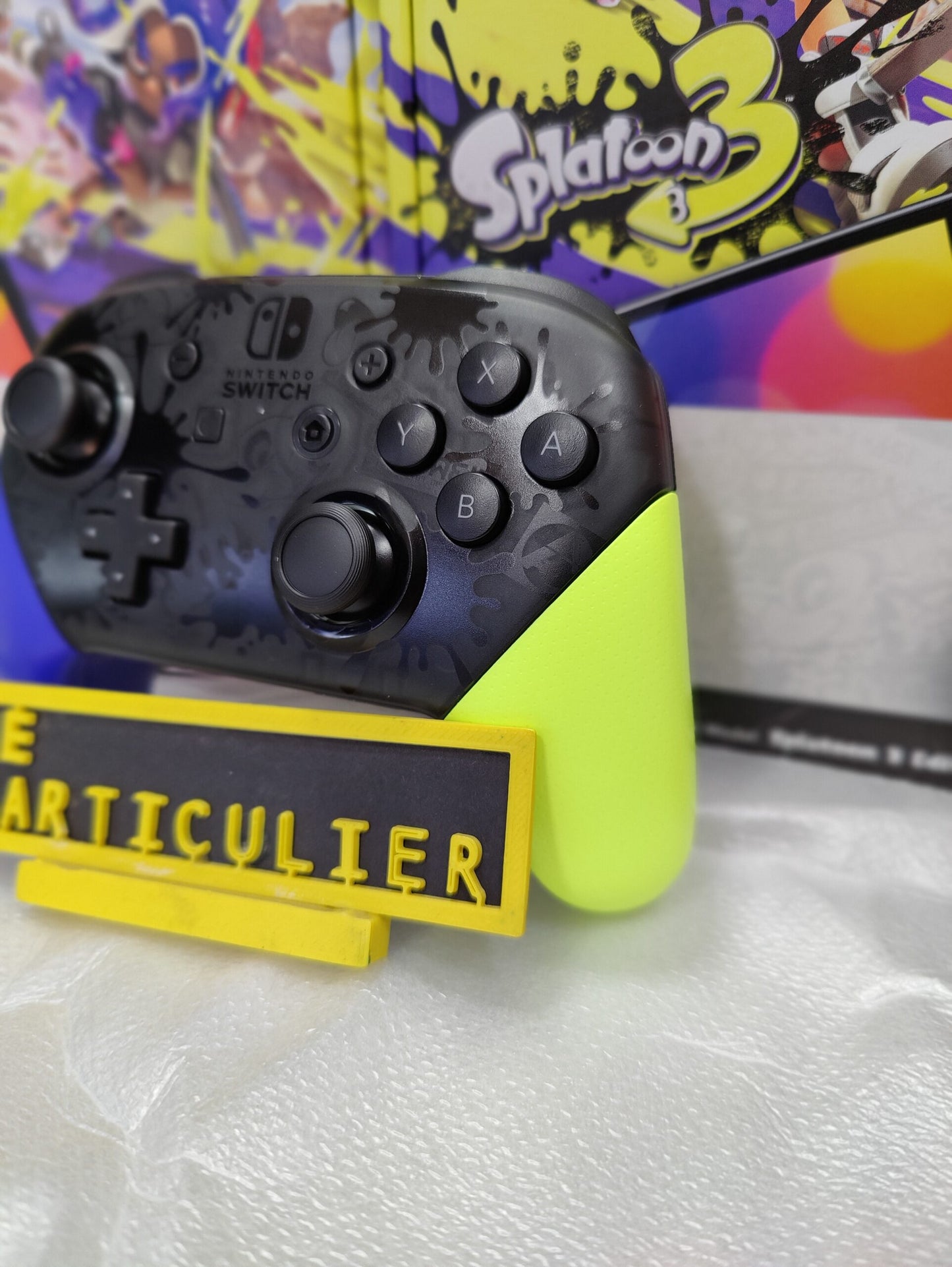Manette Nintendo Switch Pro Controller Splatoon 3 Edition