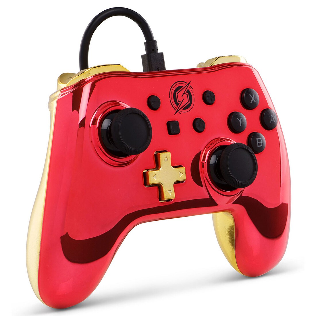 Manette Nintendo Switch Filaire Metroid Chrome