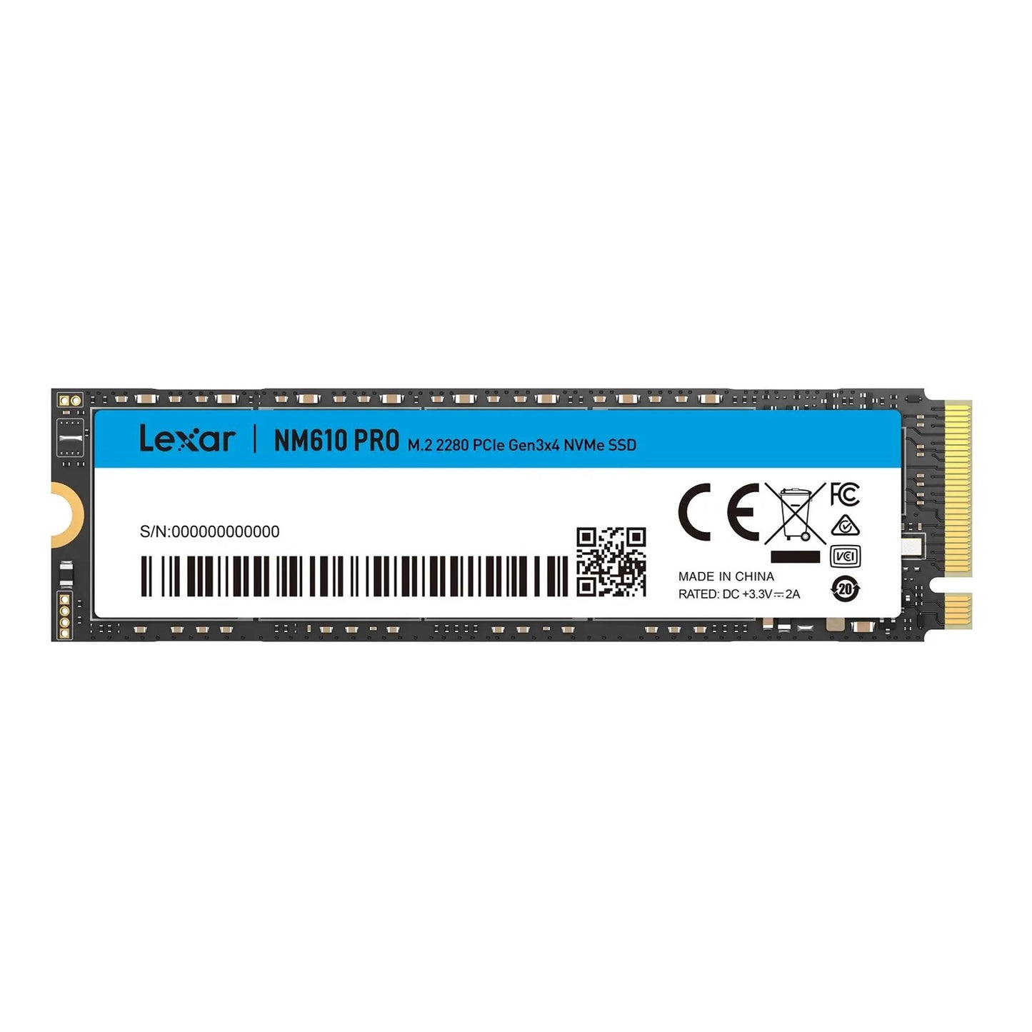 Lexar NM610 Pro M.2 2280 PCI Express 3.0 x4 NVMe