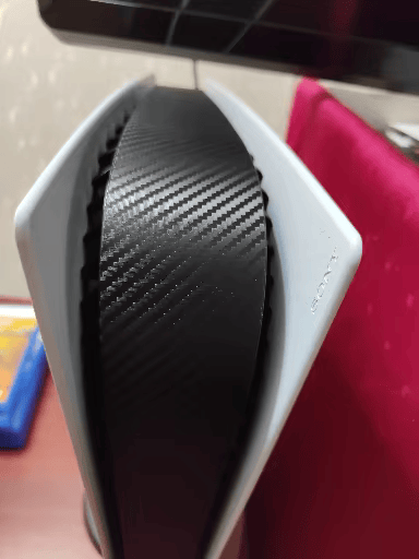 Autocollant Middle Frame PS5 FAT Fibre de carbone