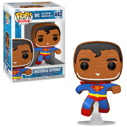 Figurine Funko POP Heroes DC Holiday Gingerbread Superman n°443