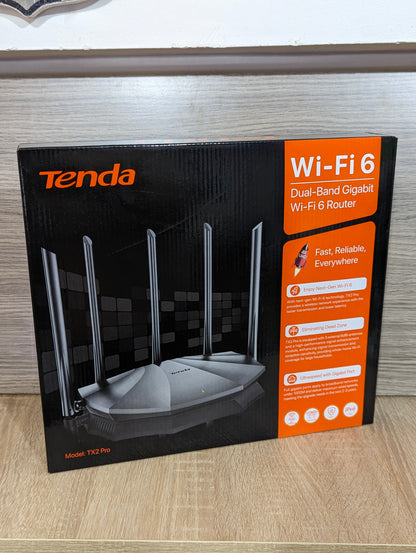 Router TENDA TX2 PRO DUAL- BAND GIGABIT WI-FI 6