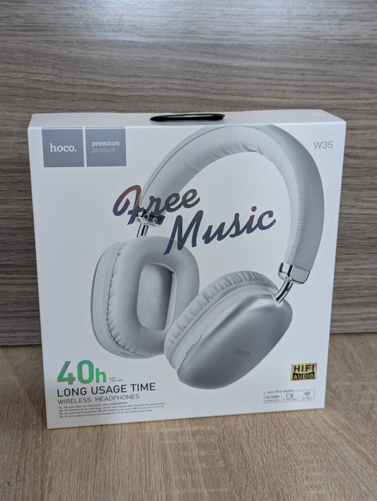 Casque Bluetooth Hoco W35 Gris