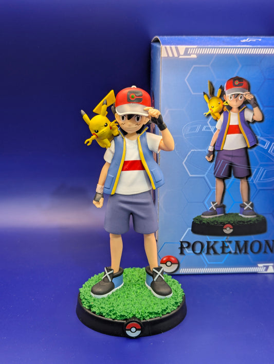 Figurine Pokemon Sasha et pikachu 12 cm