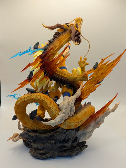 Figurine Super Saiyen Goku/Gohan/Goten 28 cm -Dragon Ball Z-