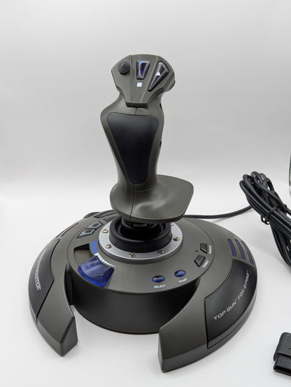 Joystick Thrustmaster Top Gun Fox 2 Pro - PS2 + Adaptateur USB Occasion ♻️