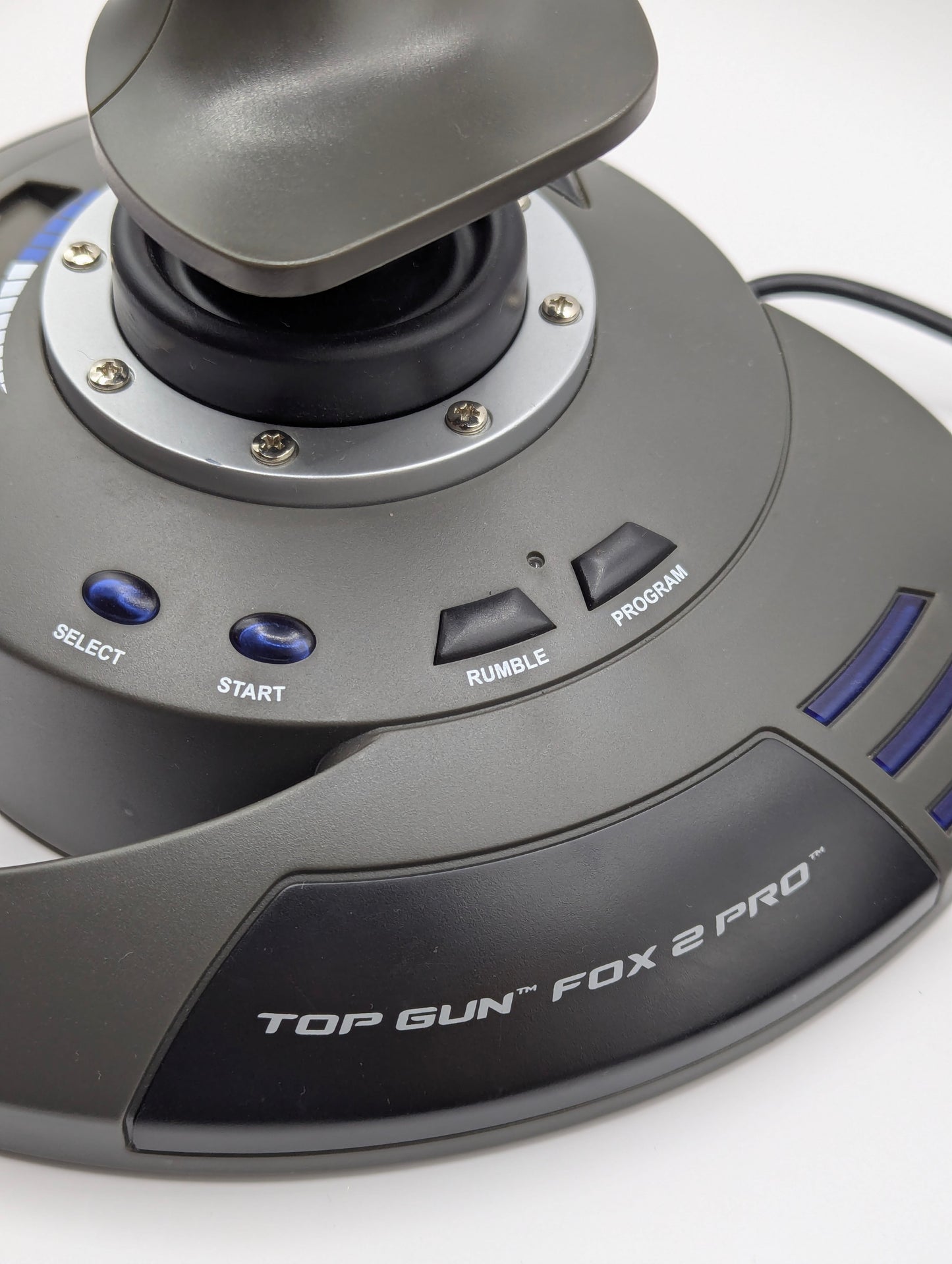 Joystick Thrustmaster Top Gun Fox 2 Pro - PS2 + Adaptateur USB Occasion ♻️