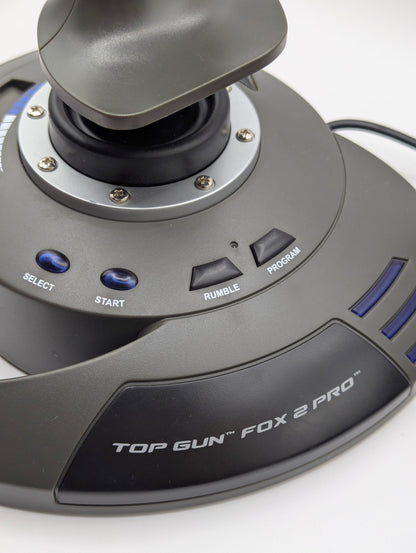 Joystick Thrustmaster Top Gun Fox 2 Pro - PS2 + Adaptateur USB Occasion ♻️