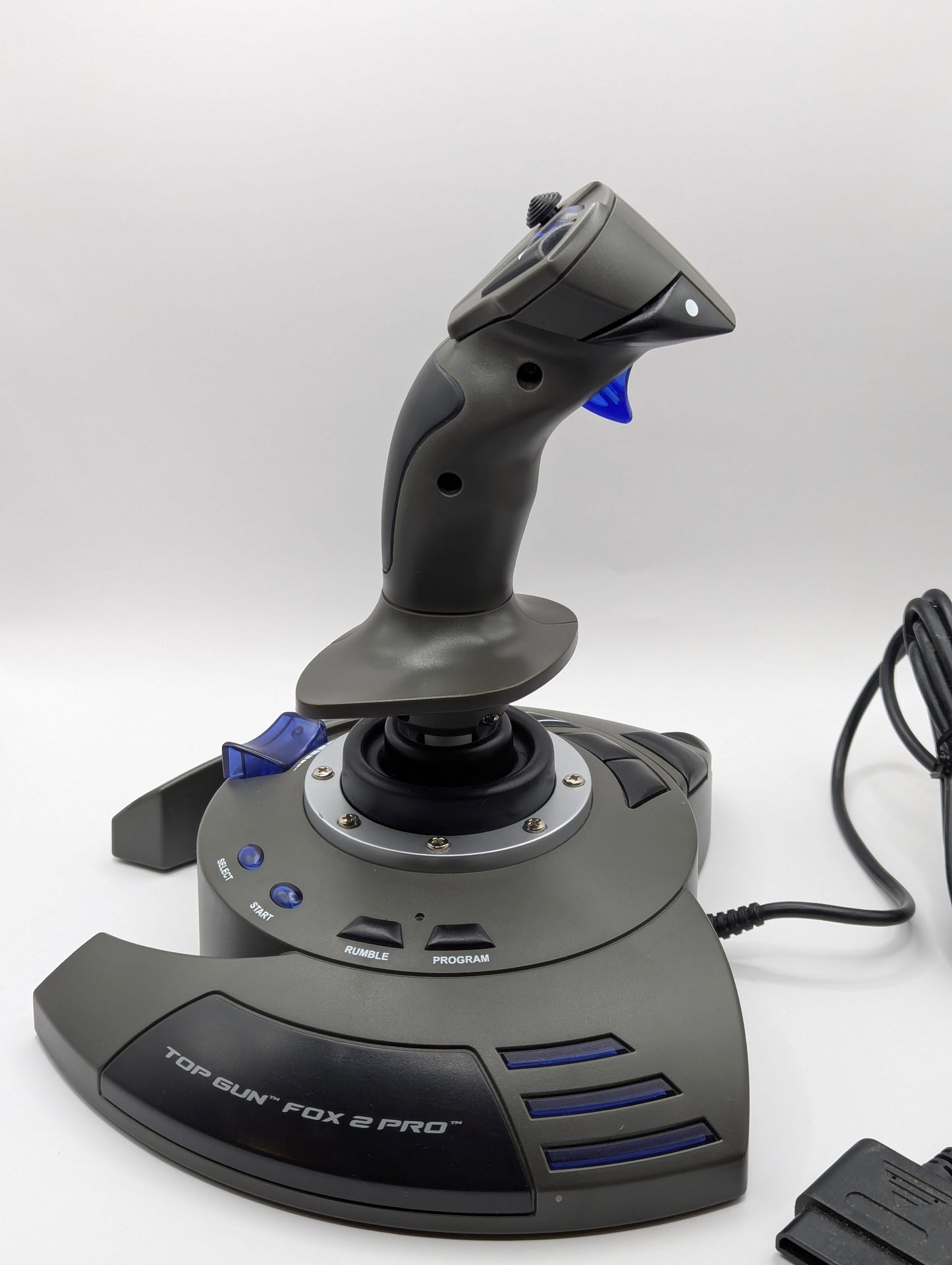 Joystick Thrustmaster Top Gun Fox 2 Pro - PS2 + Adaptateur USB Occasion ♻️