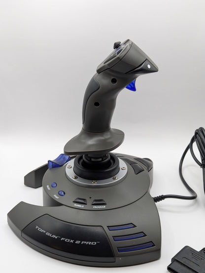 Joystick Thrustmaster Top Gun Fox 2 Pro - PS2 + Adaptateur USB Occasion ♻️