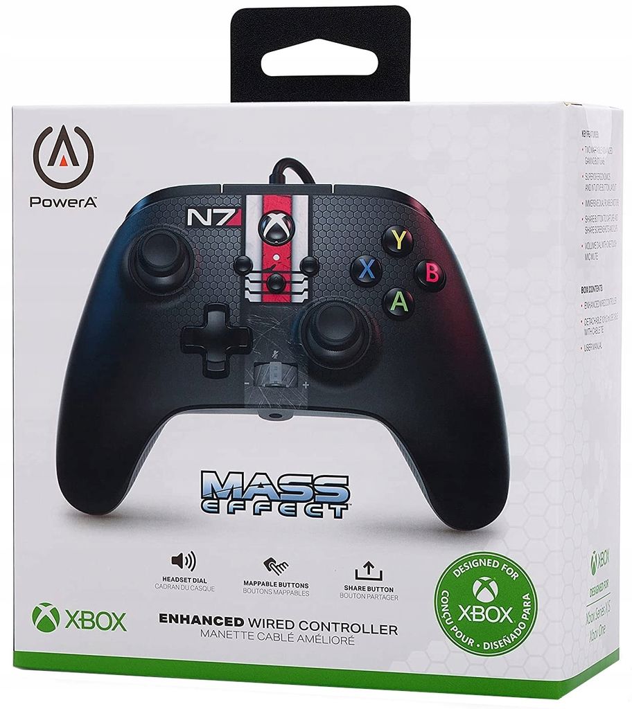 Manette Power A filaire Pour Xbox Et PC Edition Mass Effect