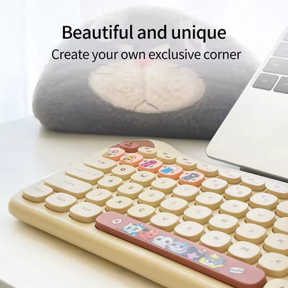 Clavier ı GEEZER Keyboard and Mouse (Wireless) Cute Cat Shape