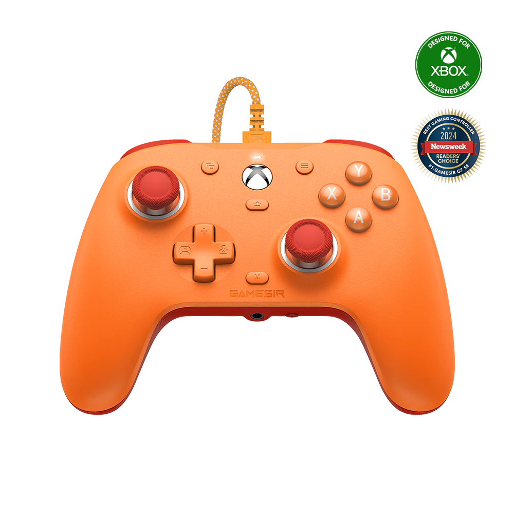 Manette GameSir G7 SE Xbox Wired Controller - Vibrant Orange
