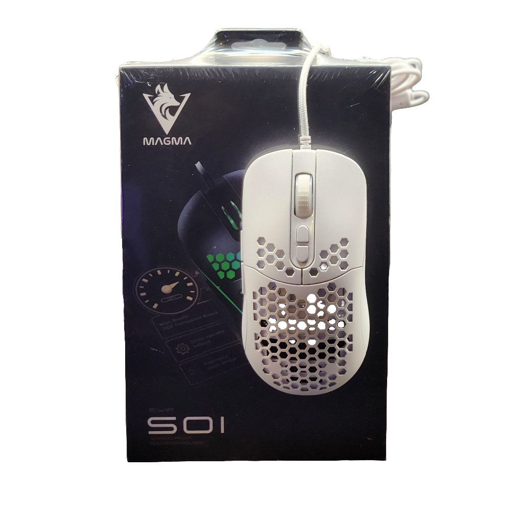 Souris Magma Blanche Filaire