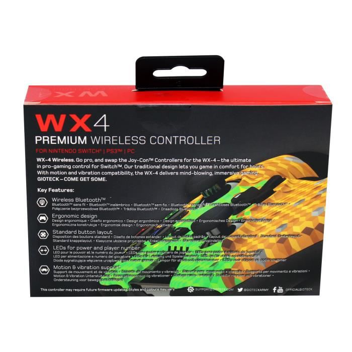 Manette Sans fil WX4 Nintendo Switch By Giotech