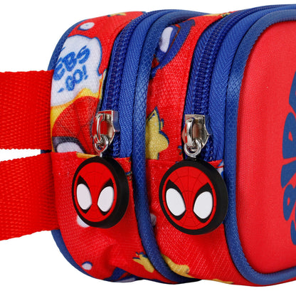 Trousse Marvel Spidey Gang 3D double pencil case