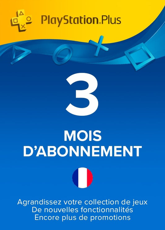 Abonnement Psn+ Essentiel 03 Mois (FR)