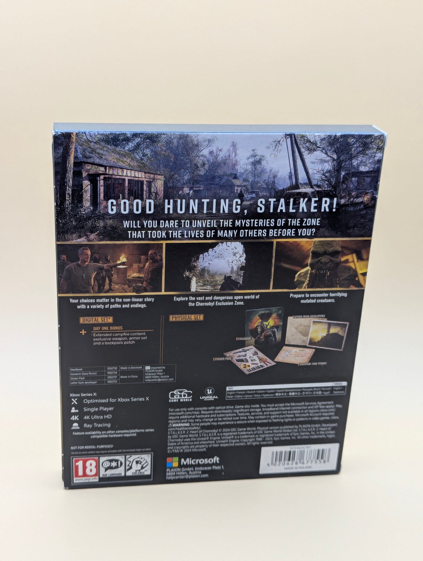 Stalker 2 Steelbook day one edition Xbox Series X
