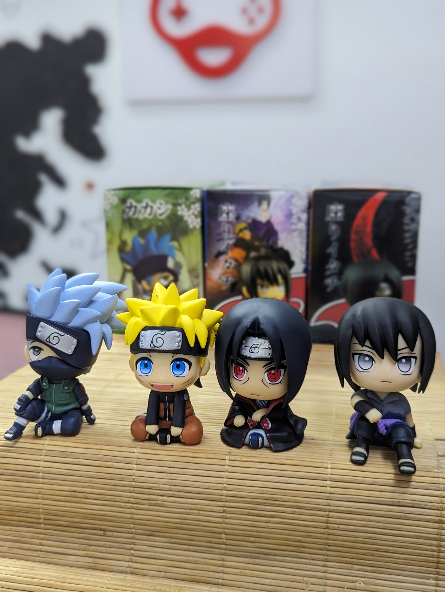 Figurine Chibi Naruto | 11 cm | (lot de 4)