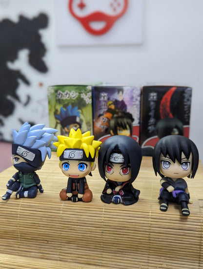 Figurine Chibi Naruto | 11 cm | (lot de 4)