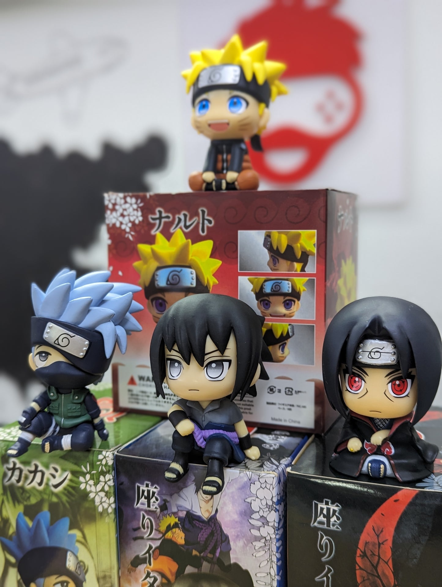 Figurine Chibi Naruto | 11 cm | (lot de 4)