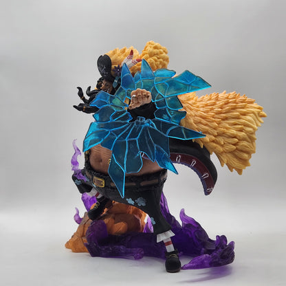 Figurine marshall D.Teach 17cm  (manque Quelques pièces)